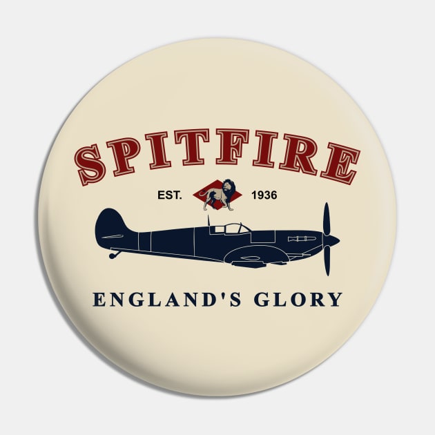 Spitfire England's Glory Pin by TCP