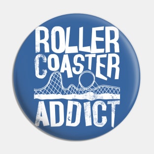 Rollercoaster addict roller coaster addict Pin
