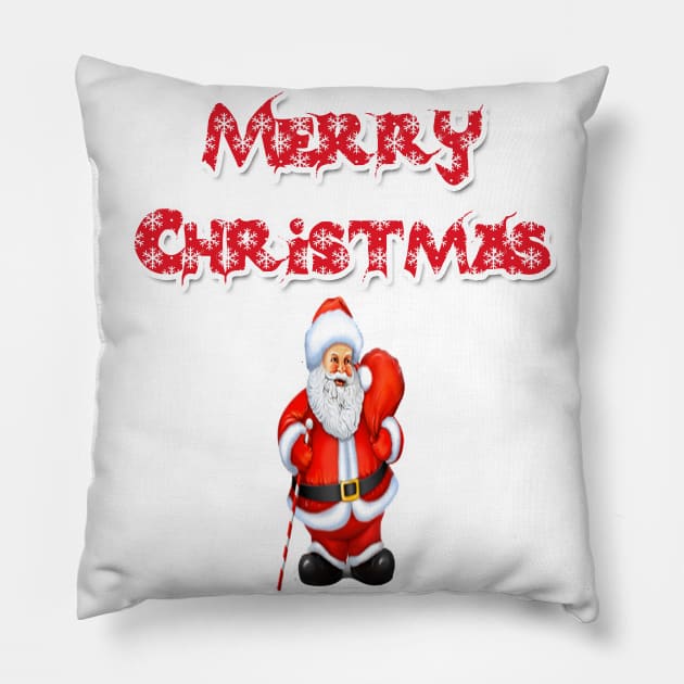 merry christmas Pillow by sarahnash