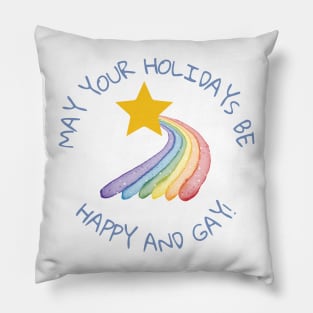 Gay Holidays Pillow