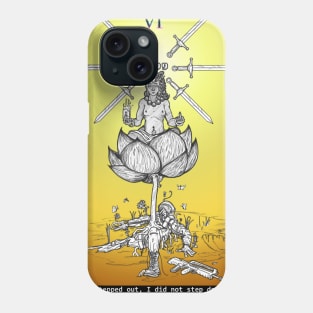 Six of Swords Phone Case