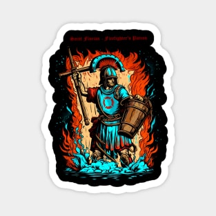 Saint Florian - Firefighter's Patron Magnet