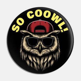 Cute and Cool Owl Pin