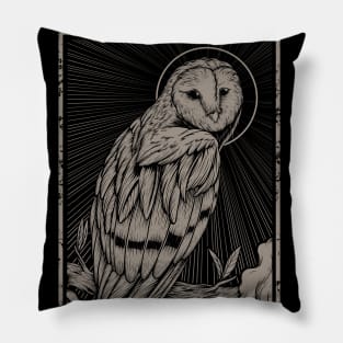 Owl realist Pillow