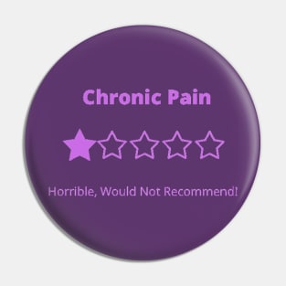 Five Star Chronic Pain Pin