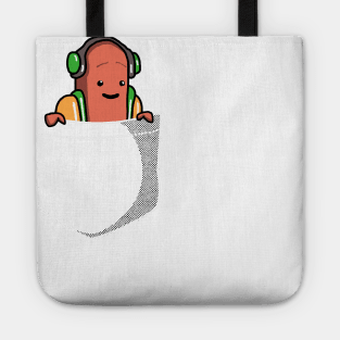 Pocket Hot Dog Dancing HotDog Filter Meme Tote