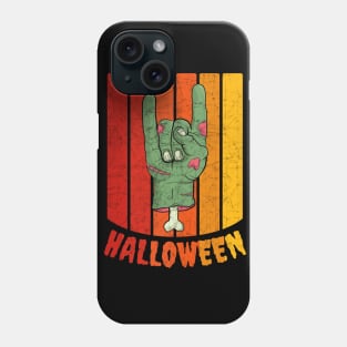 Vintage Retro Distressed Halloween Zombie Hand Scary Costume Phone Case