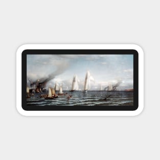 First International Race for America's Cup (1870) by Samuel Colman. Magnet