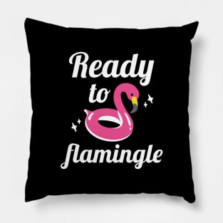 Ready To Flamingle Pillow