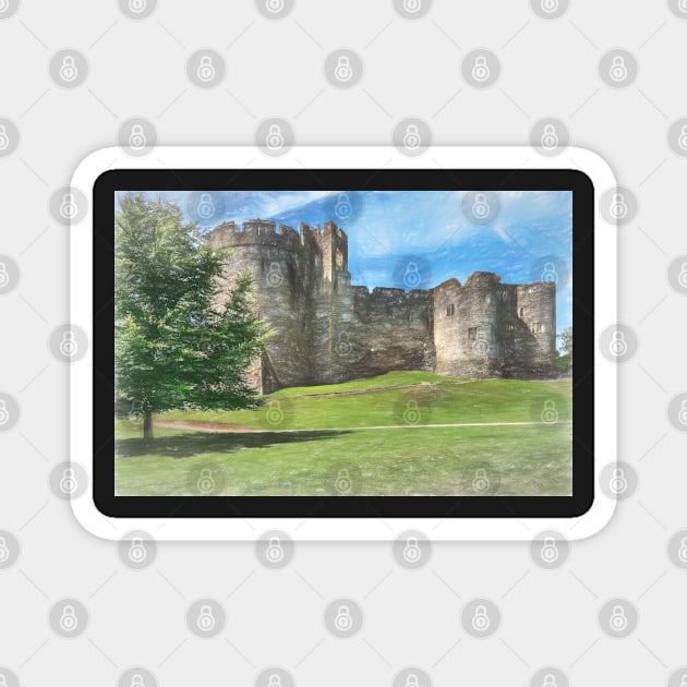 Chepstow Castle Magnet by IanWL