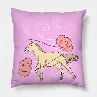 Magical horse on his ride Pillow