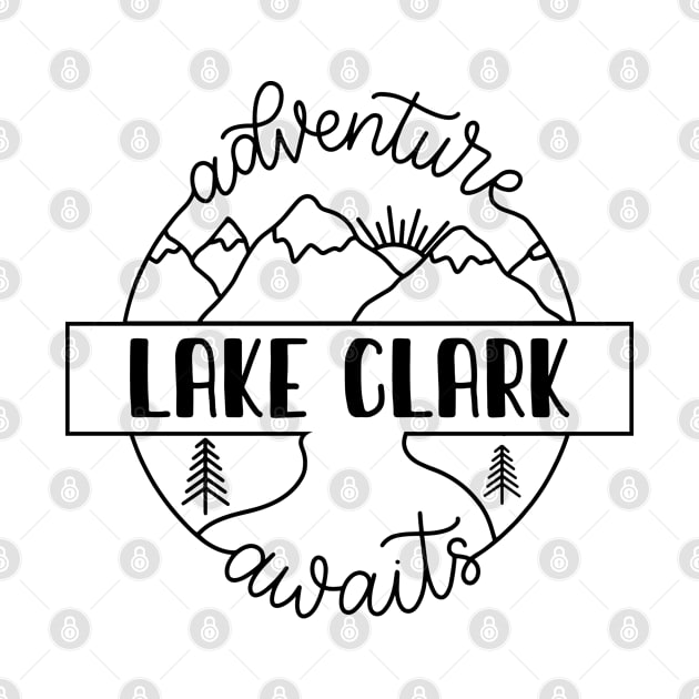 Lake Clark national park camping gift. Perfect present for mother dad friend him or her by SerenityByAlex