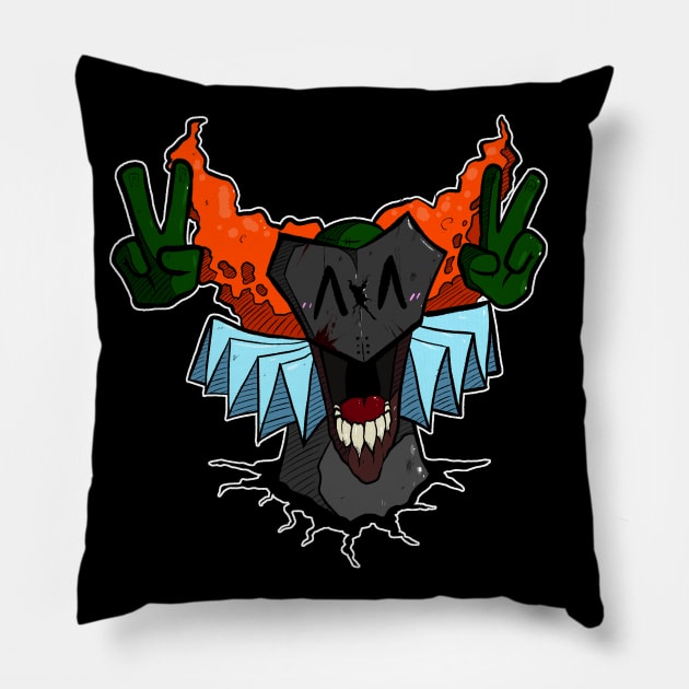 Madness combat another JOYFUL Tricky the clown Pillow by Renovich