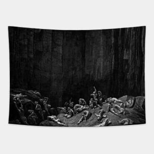 High Resolution Gustave Doré Illustration The Falsifiers / Alchemists Tapestry