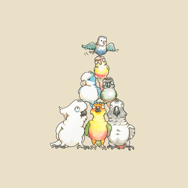 Bird Pile by Bird Dad