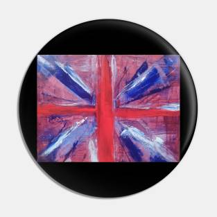 Broken flag Pin