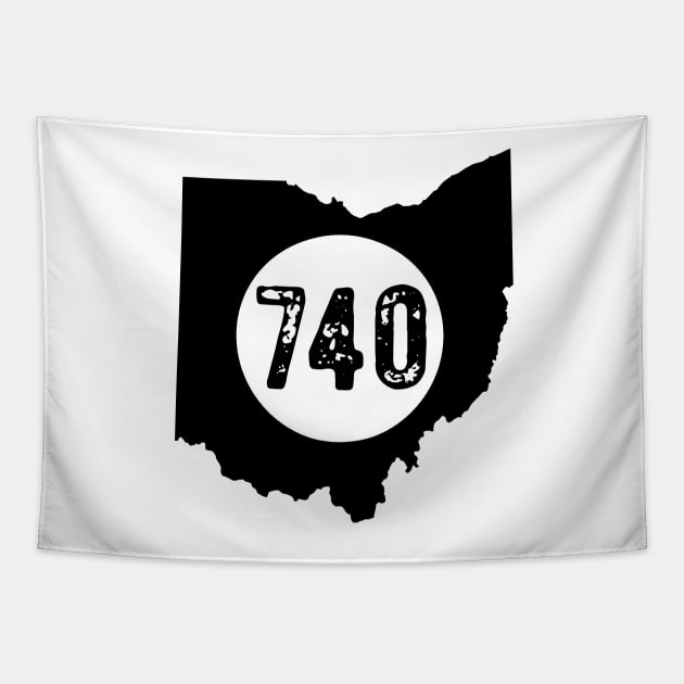 740 area code Ohio Columbus Tapestry by OHYes