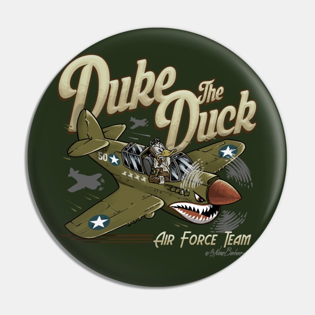 Duke the Duck flying Pin by nanobarbero