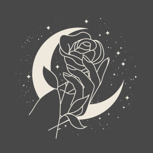 Hand and the moon T-Shirt