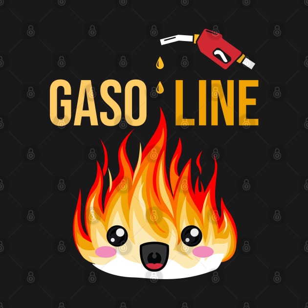 Fire Meet Gasoline Matching Couple Gasoline by Hellgrafic