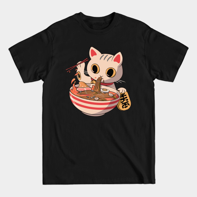 Discover Kawaii Japanese Anime Soup Bowl Otaku Japan Fan Cat Ramen - Ramen Lovers - T-Shirt