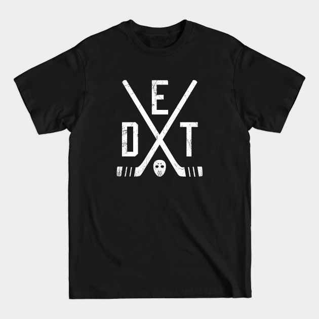 DET Retro Sticks - Red - Detroit - T-Shirt