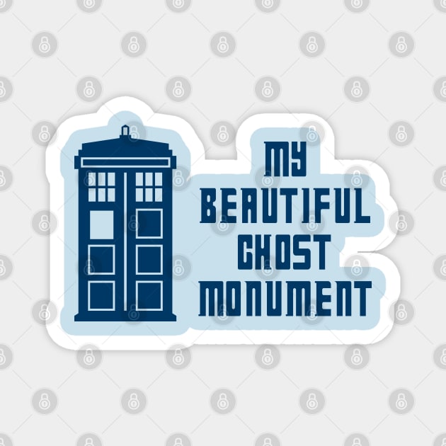 Ghost Monument Magnet by FleurDeLou
