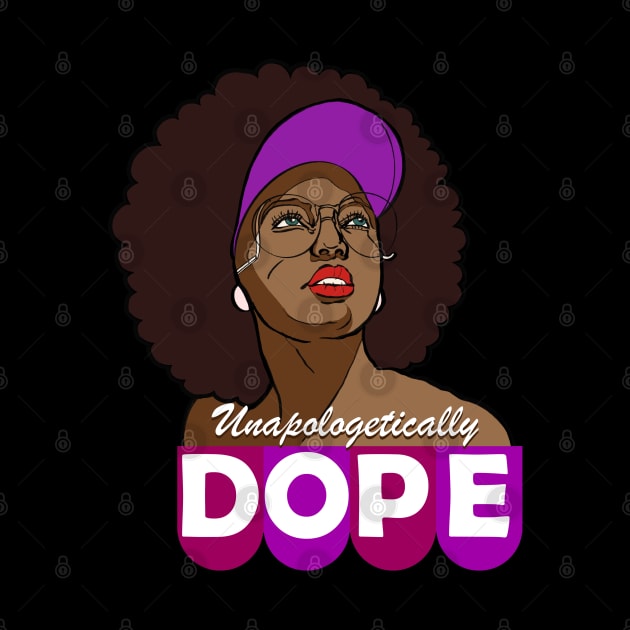 Unapologetically Dope Afro Words Black History Month Gifts by hadlamcom