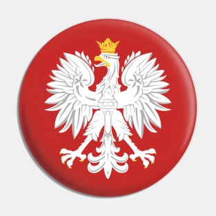 Polish Flag Eagle Pin