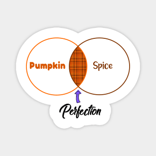 Pumpkin Spice Venn Diagram Magnet