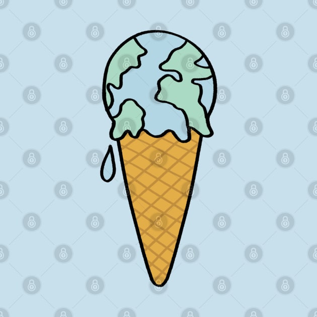 Ice cream earth by ballooonfish