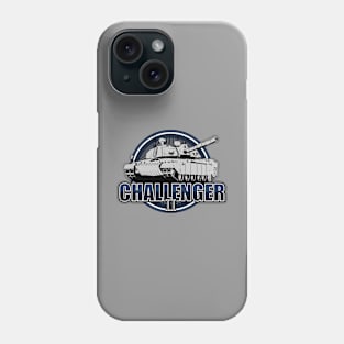 Challenger 2 Tank (Front & Back logo) Phone Case