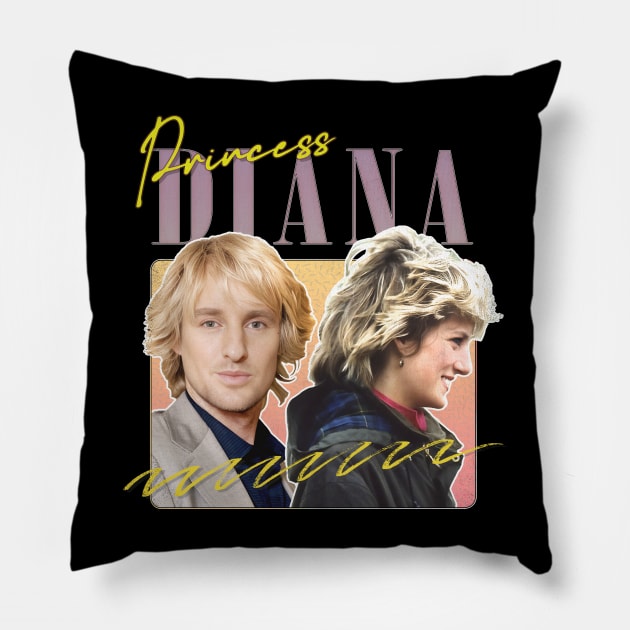 Princess Diana /// 80s Retro Meme Aesthetic Pillow by DankFutura