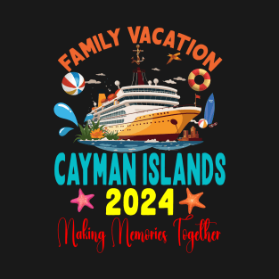 Family Vacation Cayman Islands 2024 Family Matching Group Summer T-Shirt