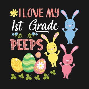 H31Tee Happy Easter 1st Grade Teacher Student T-Shirt