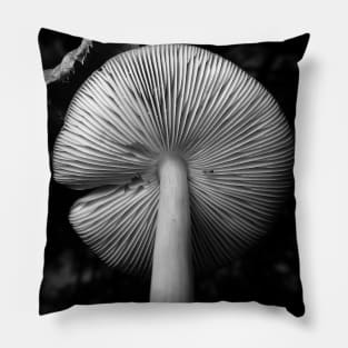 Fungus and Friends in Black and White Pillow