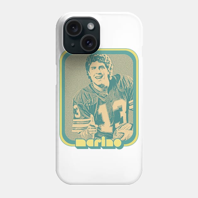 Dan Marino / Retro 80s Football Fan Design Phone Case by DankFutura