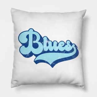 BLUES (Light Text) Pillow