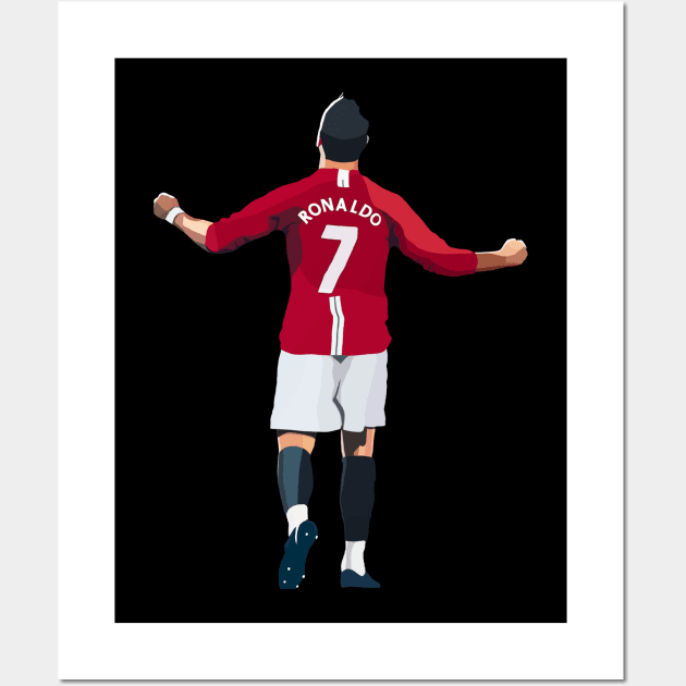 Cristiano Ronaldo 7 Poster for Sale by Webbed Toe Design's