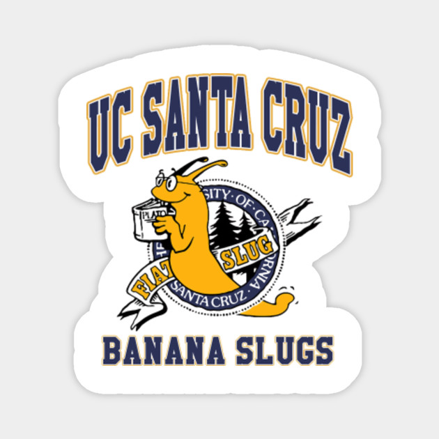 Uc Santa Cruz Banana Slugs Uc Santa Cruz Banana Slugs Magnet Teepublic