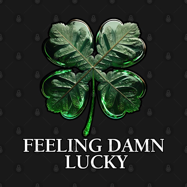 Four-leaved lucky clover for Saint Patrick's Day by MaxDeSanje 