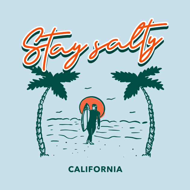 Stay Salty Surfer by Dash & Dolly