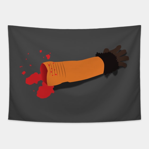 Severed Arm Tapestry by FlyNebula