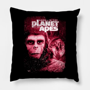 Dark Depths of Desolation Beneath The Planet Of The Apes Pillow