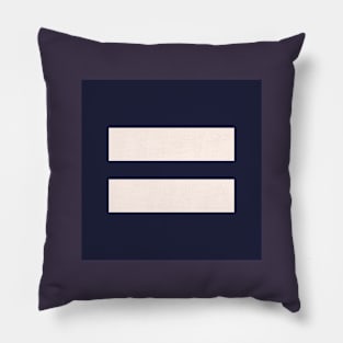 Solid Purple Equality T-shirt Pillow