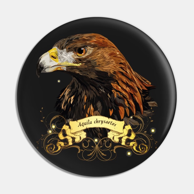 Golden Eagle Pin by obscurite