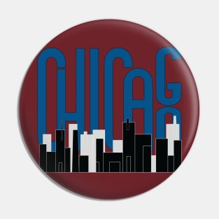chicago logo Pin