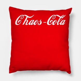 Chaos Cola - White Pillow