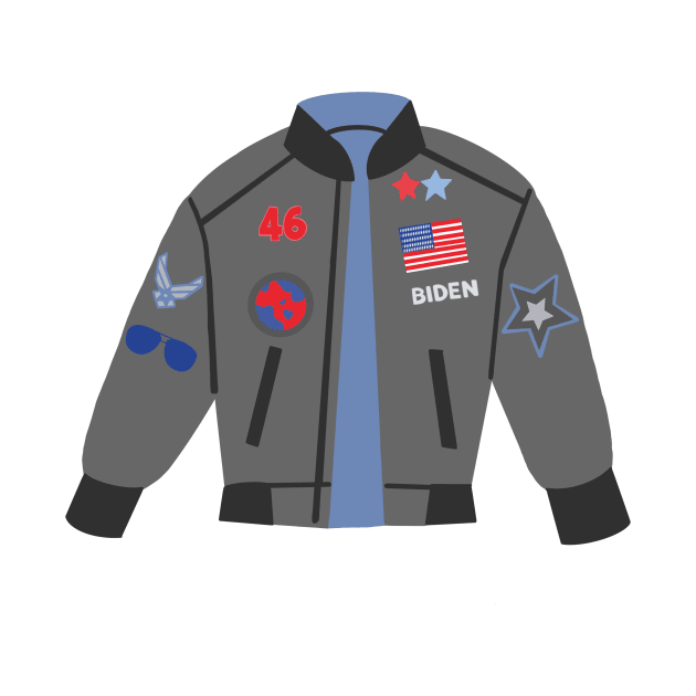 Biden’s Flight Jacket by GrellenDraws