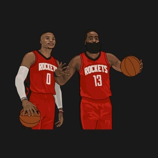 James Harden and Russell Westbrook | Houston Rockets T-Shirt